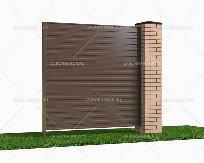 Заборы из проф.листа в Красноярске